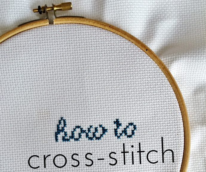 Instructions for beginners. How to cross stitch ?